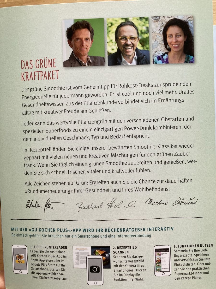 Livres: Grüne Smoothies GU Küchenratgeber – D'occasion à Schwarzenburg par Michellu 5